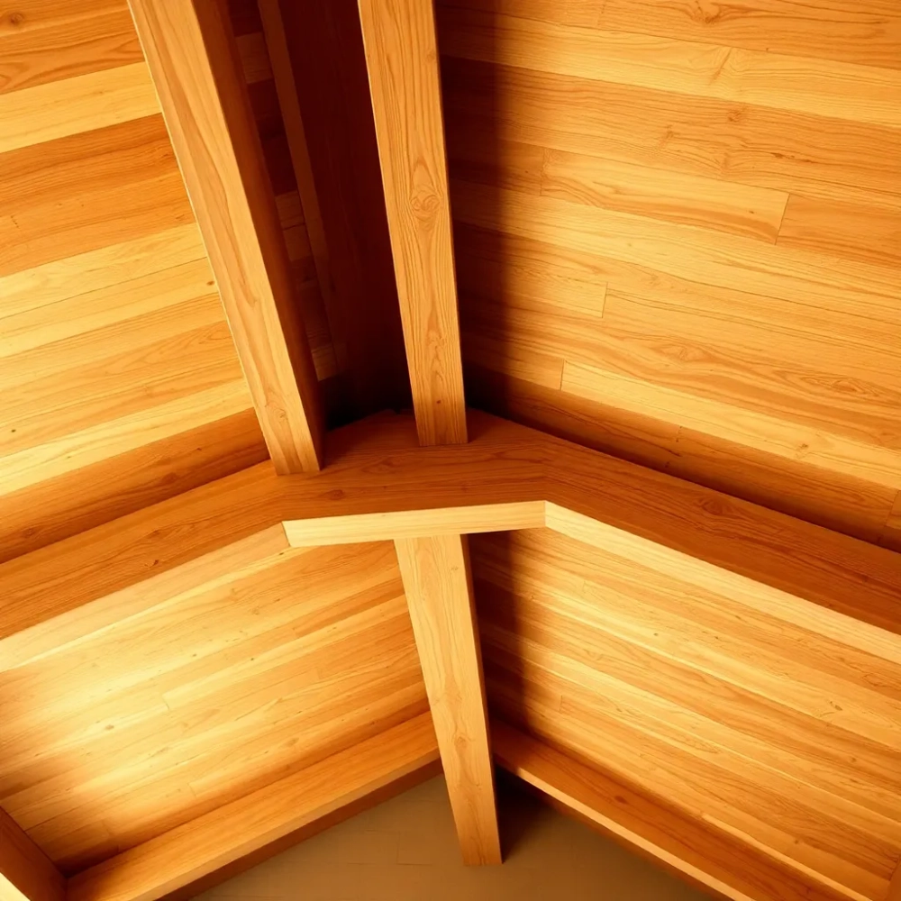 Jakie belki na strop drewniany 10m