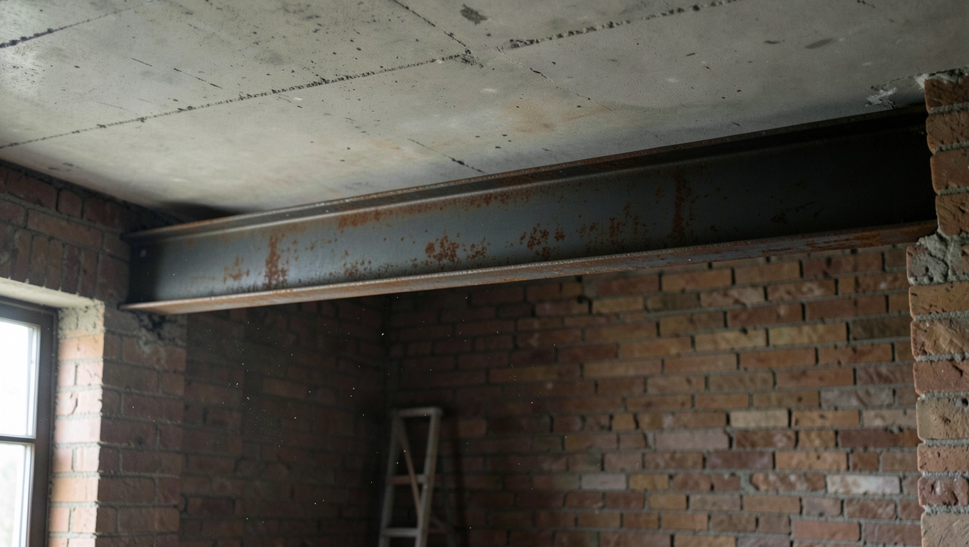 pozioma belka podtrzymująca strop