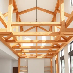 Jakie belki na strop drewniany 5m