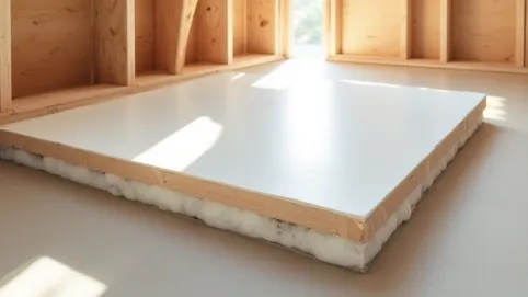 Lekka wylewka na strop drewniany